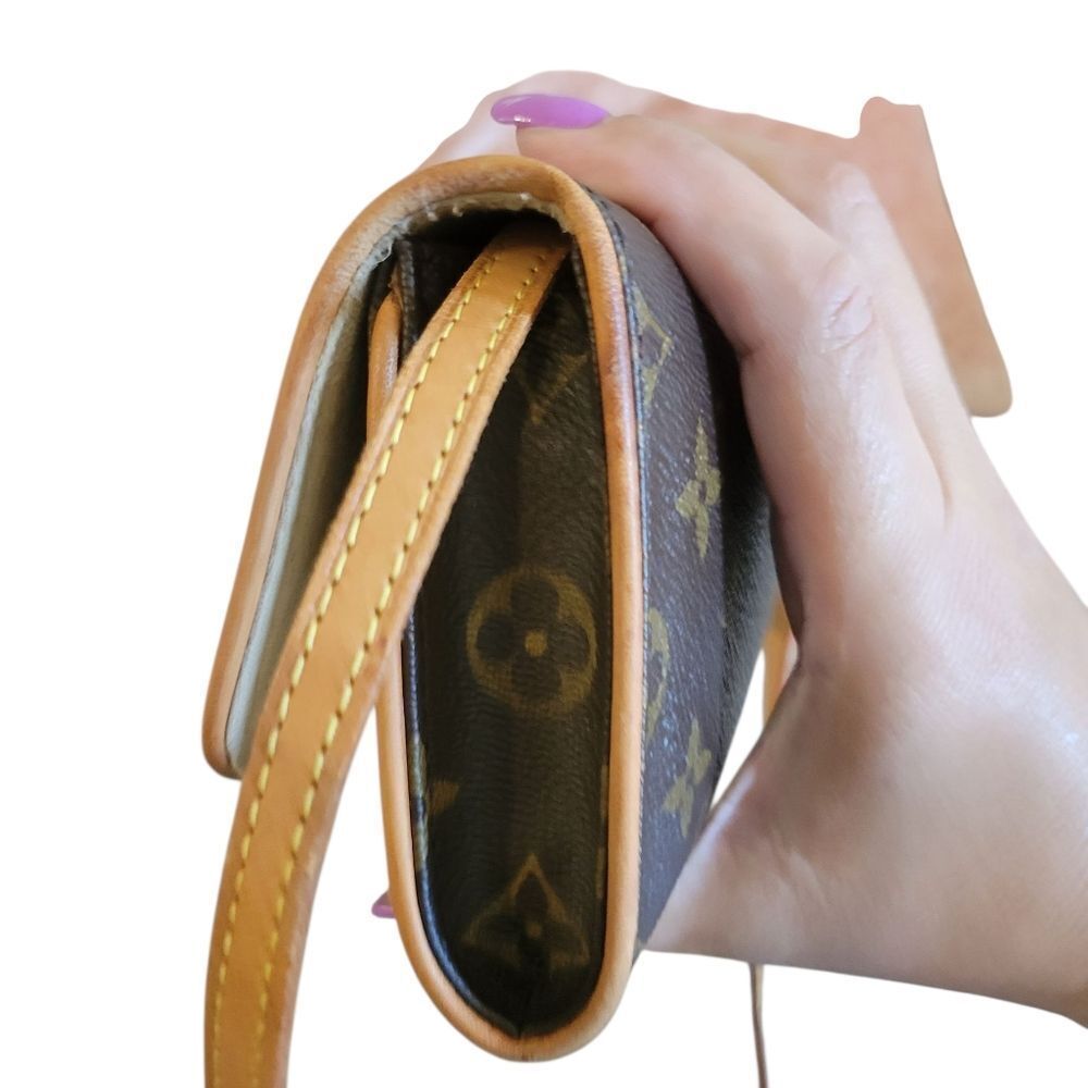 Louis Vuitton Monogram Pochette Twin GM Crossbody Bag Clutch - Picture 7 of 13